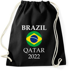 printfashion Brazil 2022 Qatar - Sportzsák, Tornazsák - Fekete (10779478)