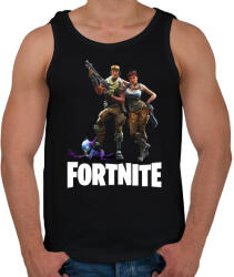 printfashion Fortnite #3 - Férfi atléta - Fekete (1115980)
