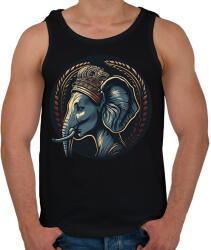 printfashion Elefánt királynő - Férfi atléta - Fekete (12760142)