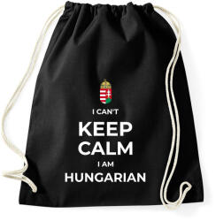 printfashion I AM HUNGARIAN - Sportzsák, Tornazsák - Fekete (10493482)