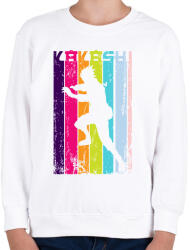 printfashion Kakashi karakter - Gyerek pulóver - Fehér (5092945)