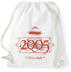 printfashion since-2005-red-black - Sportzsák, Tornazsák - Fehér (538289)