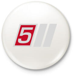 printfashion s5 - Kitűző, hűtőmágnes - Fehér (3083152)