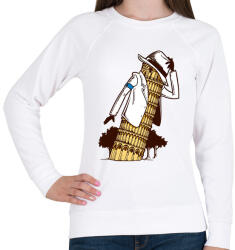 printfashion Michael Jackson tower - Női pulóver - Fehér (2389735)