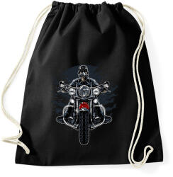 printfashion Vad motoros - Sportzsák, Tornazsák - Fekete (422388)
