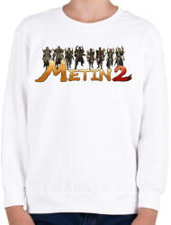printfashion Metin2 - Gyerek pulóver - Fehér (2083701)