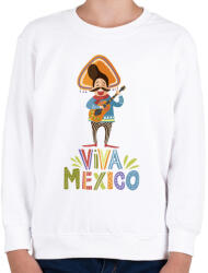 printfashion Viva Mexico_ - Gyerek pulóver - Fehér (4135381)