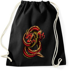printfashion Sárkány - Sportzsák, Tornazsák - Fekete (16318413)