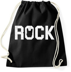 printfashion Rock and roll - Sportzsák, Tornazsák - Fekete (291137)