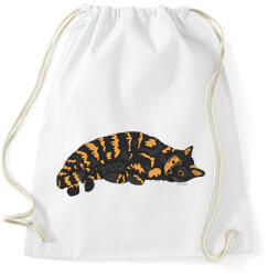 printfashion Macska pihen - Sportzsák, Tornazsák - Fehér (12219733)