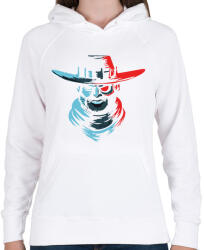 printfashion Cowboy - Női kapucnis pulóver - Fehér (14988262)