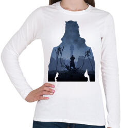 printfashion Assassin's Creed - Női hosszú ujjú póló - Fehér (1911497)