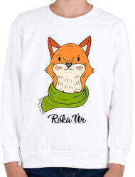 printfashion Róka úr - Gyerek pulóver - Fehér (5803400)