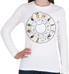 printfashion Kos - Női hosszú ujjú póló - Fehér (868424)