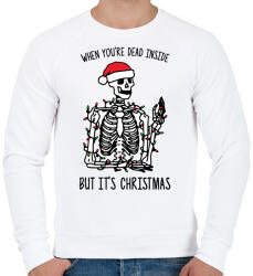 printfashion But it's Christmas - Férfi pulóver - Fehér (14922750)