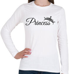 printfashion Hercegnő - Női hosszú ujjú póló - Fehér (338604)
