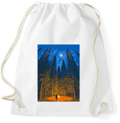 printfashion Ember és természet - Sportzsák, Tornazsák - Fehér (4813064)