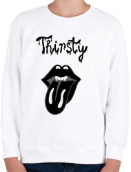 printfashion Thirsty - Gyerek pulóver - Fehér (15047137)
