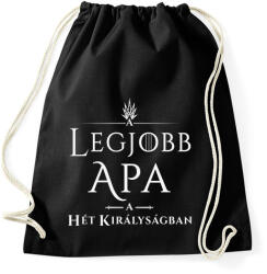 printfashion got-legjobb-apa-white - Sportzsák, Tornazsák - Fekete (1029967)