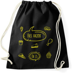 printfashion Éhes vagyok - Kismama - Sportzsák, Tornazsák - Fekete (7052855)