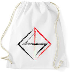 printfashion jel - Sportzsák, Tornazsák - Fehér (343306)