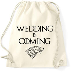 printfashion Wedding is coming - Sportzsák, Tornazsák - Natúr (5461675)