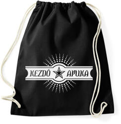 printfashion kezdo-apuka-white - Sportzsák, Tornazsák - Fekete (560231)