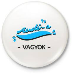 printfashion Audi-s vagyok autós póló - Kitűző, hűtőmágnes - Fehér (9396381)