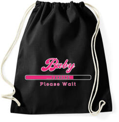 printfashion baby-loading-pink-white - Sportzsák, Tornazsák - Fekete (780352)