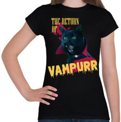 printfashion Vampurr - Női póló - Fekete (7853766)