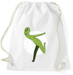 printfashion Alien Naruto run - Sportzsák, Tornazsák - Fehér (6247451)