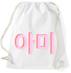 printfashion BTS Army - Sportzsák, Tornazsák - Fehér (3086811)