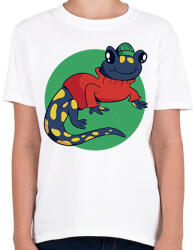 printfashion Szalamandra - Gyerek póló - Fehér (6148931)