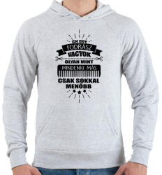 printfashion Fodrász vagyok - Férfi kapucnis pulóver - Sport szürke (1005779)