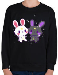 printfashion Horoszkóp-IKREK - Gyerek pulóver - Fekete (12706986)