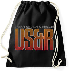 printfashion Urban Search & Rescue - Sportzsák, Tornazsák - Fekete (458536)