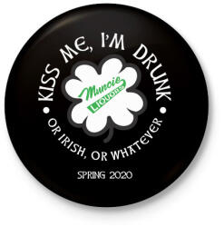 printfashion Muncie Liquors - Kitűző, hűtőmágnes - Fekete (3101579)