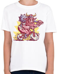 printfashion Viking - Gyerek póló - Fehér (11685214)