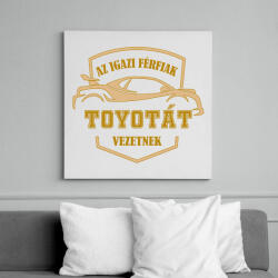 printfashion Toyotás sofőr - Vászonkép - Fehér (6637471)