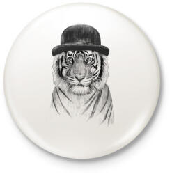 printfashion Welcome to the jungle - Kitűző, hűtőmágnes - Fehér (3074876)