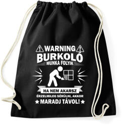 printfashion Burkoló munka - Sportzsák, Tornazsák - Fekete (14698717)