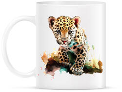 printfashion leopárd - Bögre - Fehér (16203197)