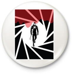 printfashion Half Life - Kitűző, hűtőmágnes - Fehér (3081357)