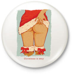printfashion Szexi Karácsony - Kitűző, hűtőmágnes - Fehér (3073589)