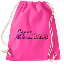 printfashion supergranny grafitti - Sportzsák, Tornazsák - Fukszia (1679996)