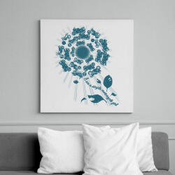 printfashion SIMPLE - Vászonkép - Fehér (6633271)