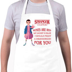 printfashion Stranger Things vers - Kötény - Fehér (11698523)