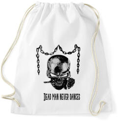 printfashion halott ember sosem táncol - Sportzsák, Tornazsák - Fehér (1266821)