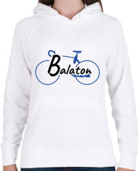 printfashion Balaton bringa - Női kapucnis pulóver - Fehér (7349903)