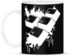 printfashion Wasd - Bögre - Fekete (2069595)